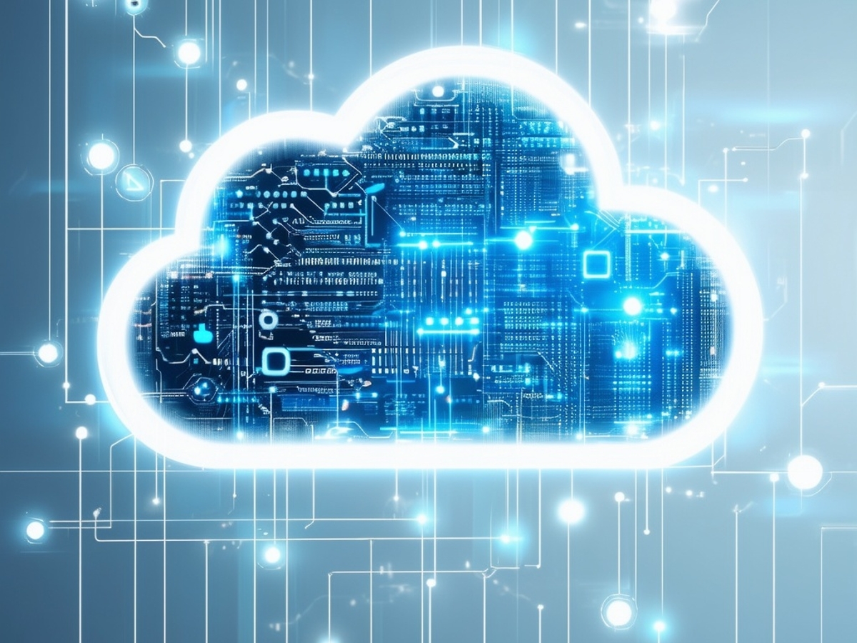 abstract image of cloud services
